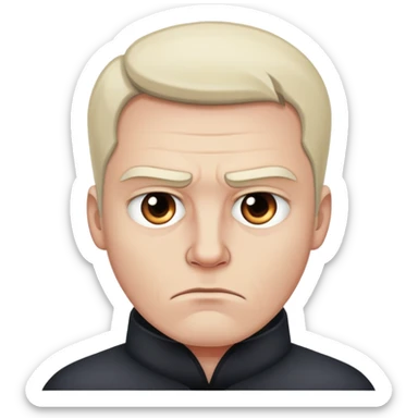 Bad boy white  sticker