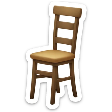 Broken chair sticker