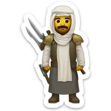 Musulman avec arme sticker