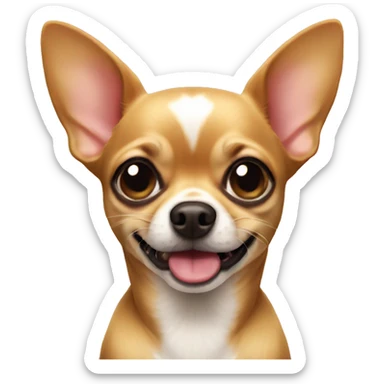 Big headed chihuahua sticker
