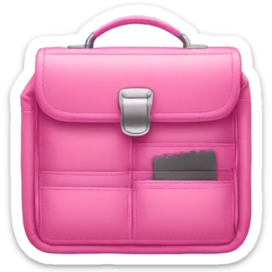 Bag Organizer pink sticker