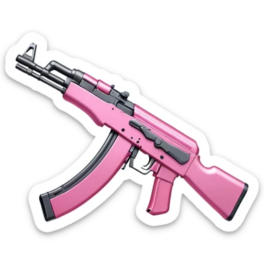 Pink ak47 sticker