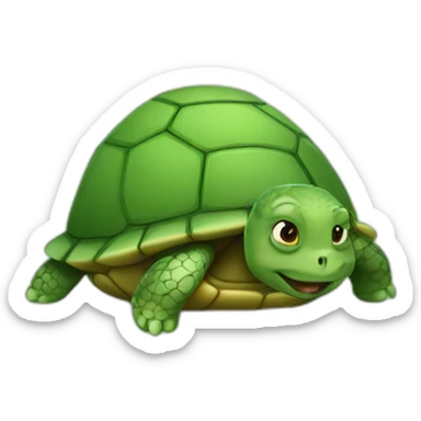 Silly turtle sticker