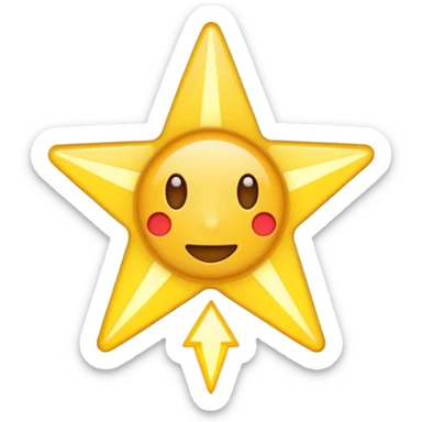 rayo amarillo sticker