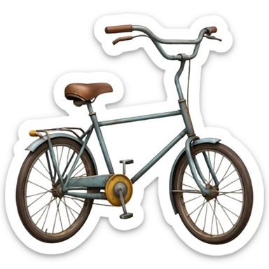 bicicleta vieja no tanto sticker