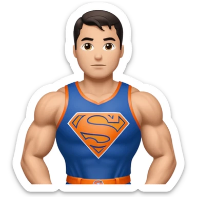 Superman new york knicks sticker
