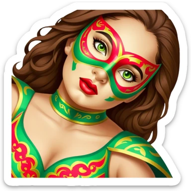 Luchador sticker