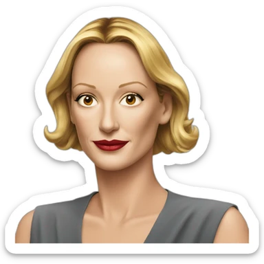 uma thurman sticker