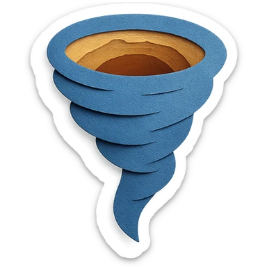 The Opening in paper craft style sticker