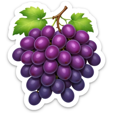 dark grapes sticker
