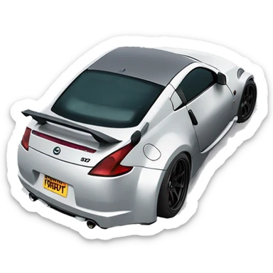 350z drift tuning grey sticker
