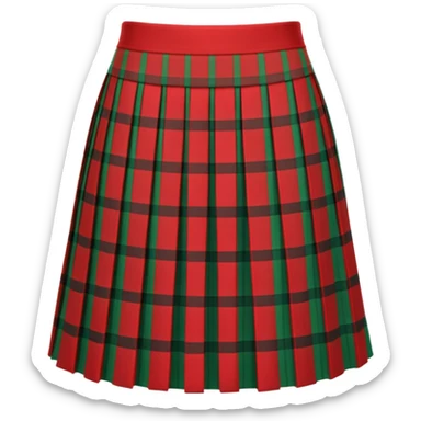 scottish skirt sticker