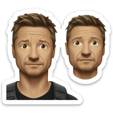 jeremy renner sticker