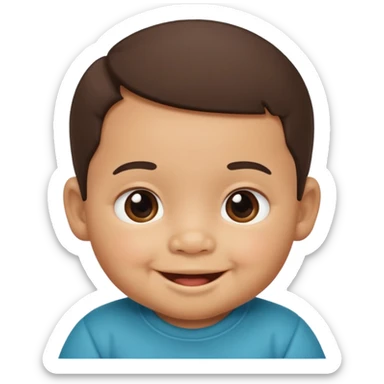 A 1 year old mexican baby boy sticker