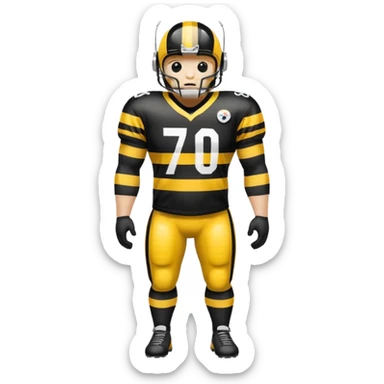 Steelers bumblebee uniform sticker