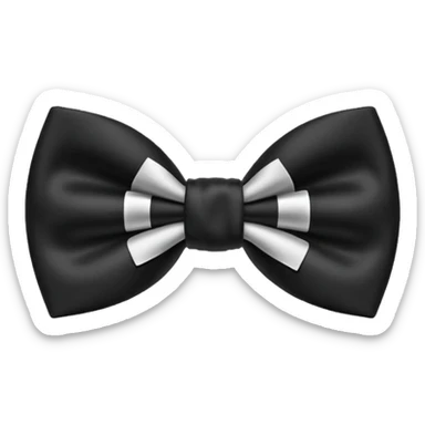black bow tie  sticker