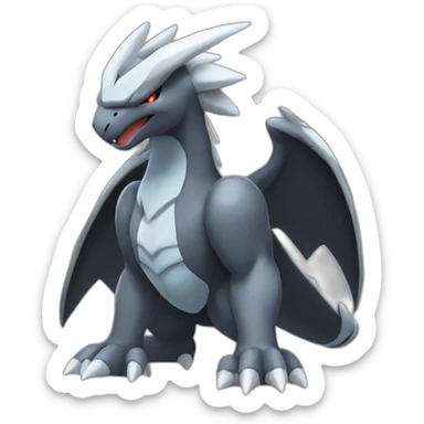 Zekrom pokemon sticker