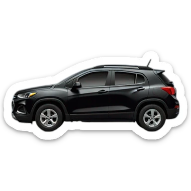 Black chevrolet tracker 2 sticker