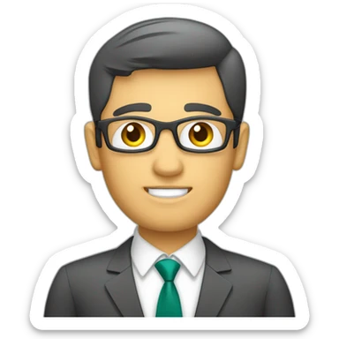 Asesor financiero Mechulan calvo sticker