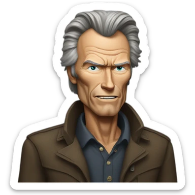Clint eastwood sticker