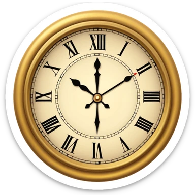 Clock at 11:11 sticker