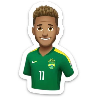 Neymar Jr Brazil sticker