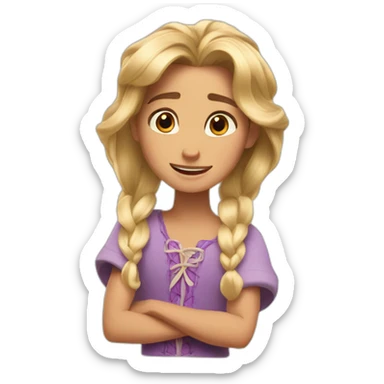 Disney tangled sticker