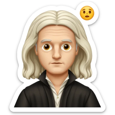 isaac-newton sticker