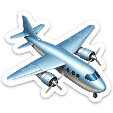 plane pov from up side sticker