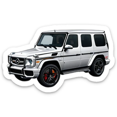 BLACK BENZ G63 AMG sticker