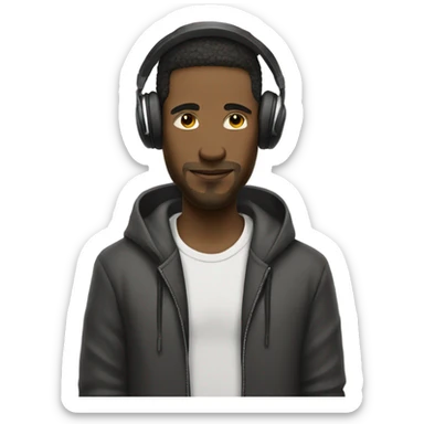 Chill music vibe sticker