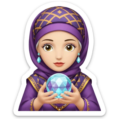 fortune teller sticker