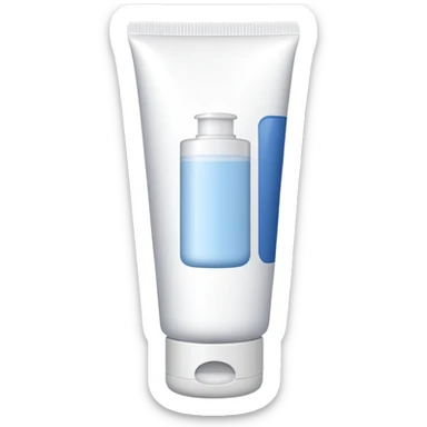 Lotion tube sticker
