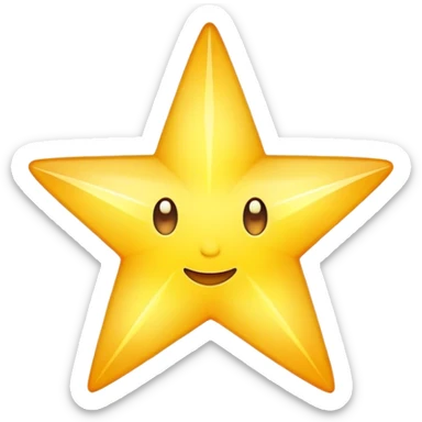 Star for rating sticker