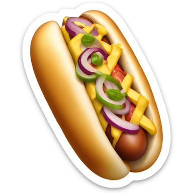 czech hotdog sticker