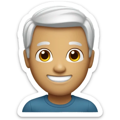 memoji man smile sticker