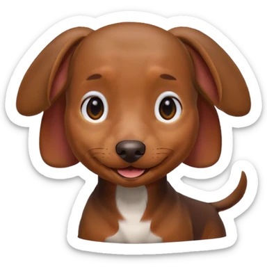 Mini dachshund  sticker