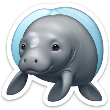 Manatee sticker