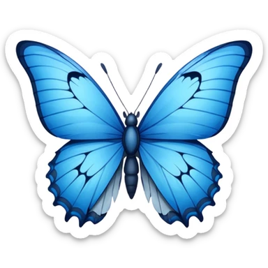 I want butterfly blue with broken wing sticker