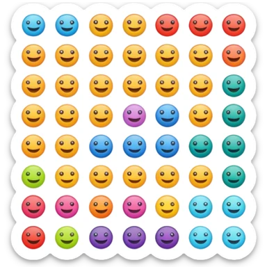 color catalog, palette sticker