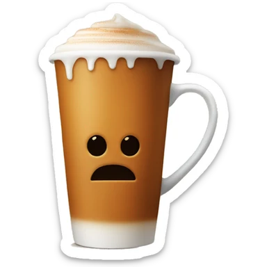 pumpkin spice latte with no face sticker