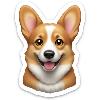 welsh corgi  sticker