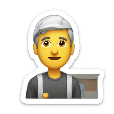 Arquitecto enojado sticker