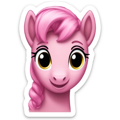 Little pony pink sticker