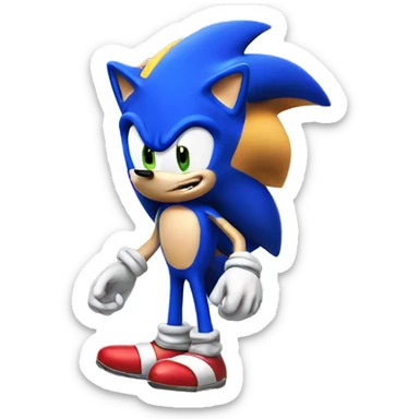 sonic the hedgehog sticker
