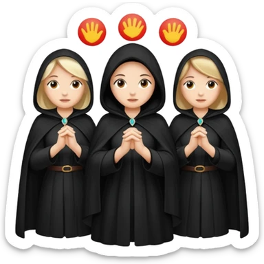 4 MUJERES BRUJAS TODAS POR LUCHO sticker