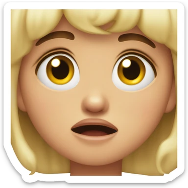 Little cry baby sticker