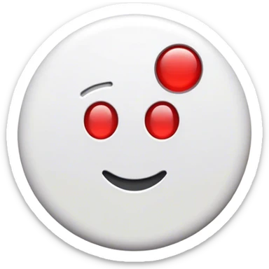 een geveriefierde icon in het wit net als op youtube  sticker