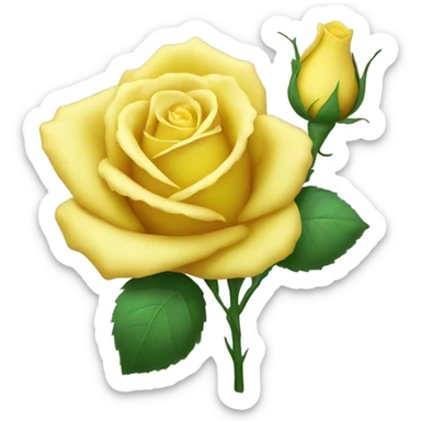 Yellow roses, happy birthday  sticker