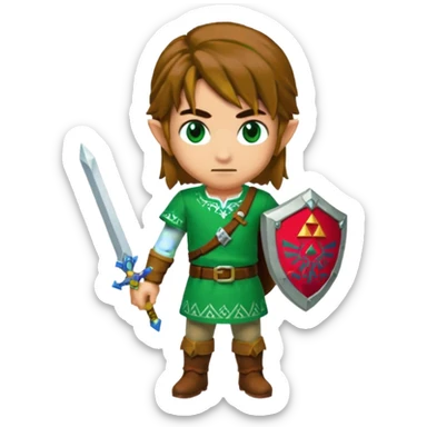 Link alttp sprites 16x16 sticker